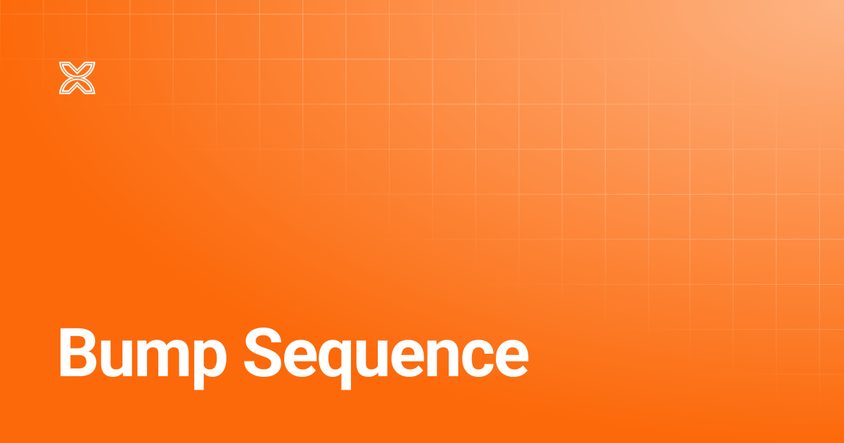 Bump Sequence | Bantu Blockchain Foundation